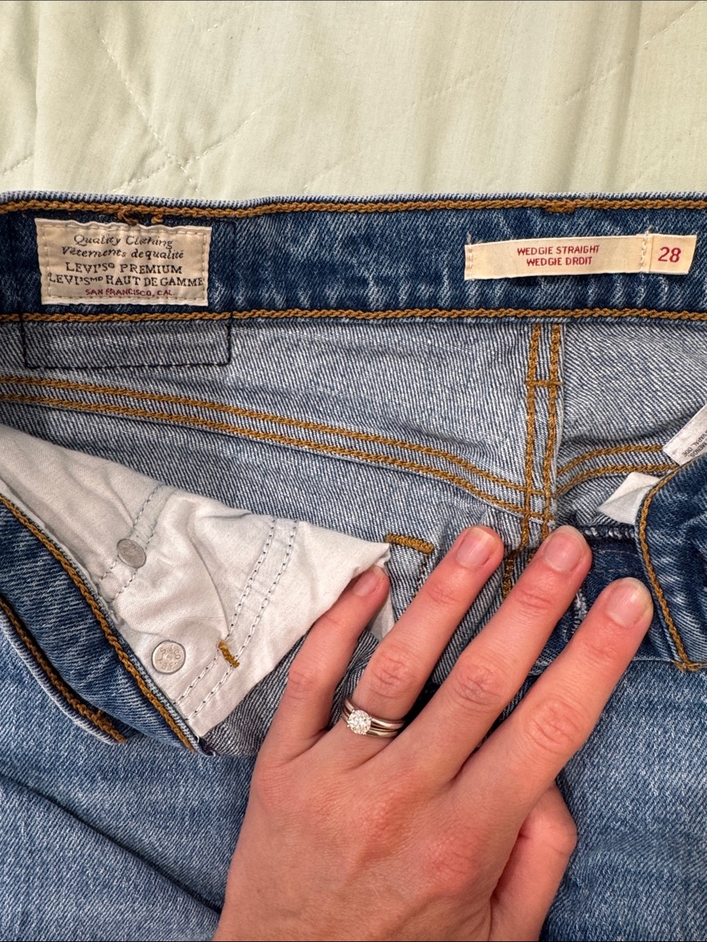 Levi's Wedgie Straight Ankle Women's Jeans (medium wash)
